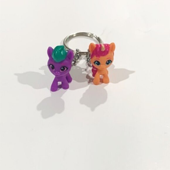 My Little Pony Keychain – Purple Pegasus & Sunny Starcoat Duo | 3inch - Picture 4 of 7